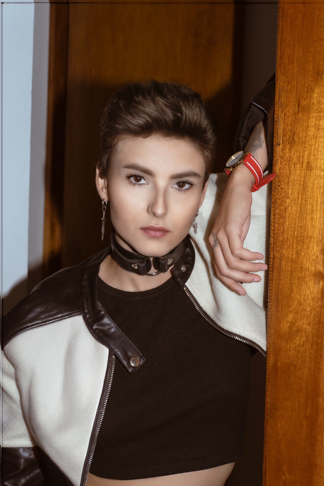 Patrícia Chêda — retrato editorial em preto e branco